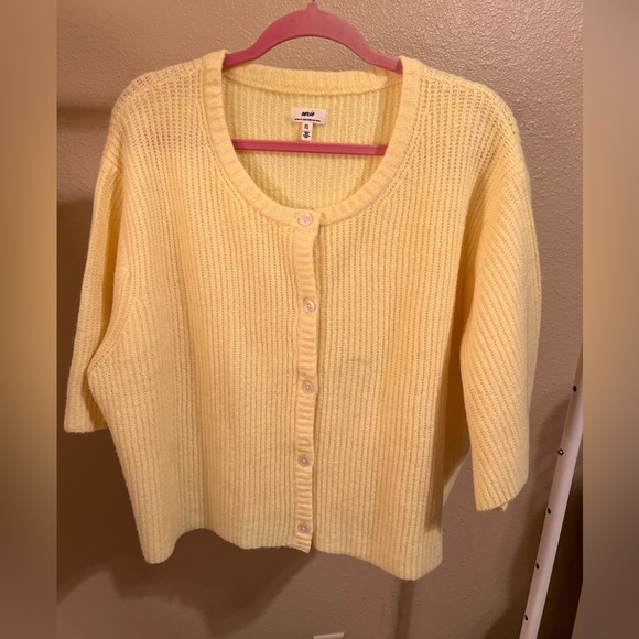 AERIE SHORT SLEEVE CARDIGAN - Picture 4 of 4
